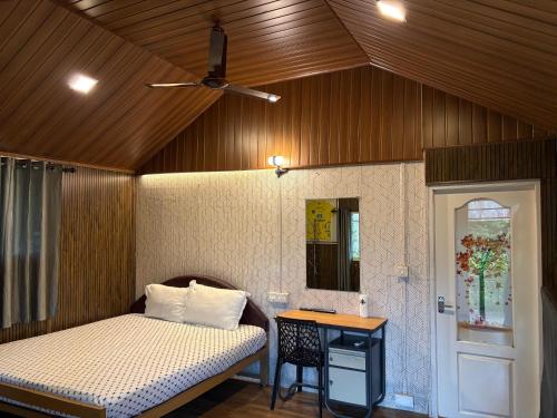 Postel nebo postele na pokoji v ubytování Pepper county farm stay