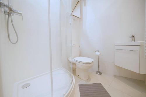 Ένα μπάνιο στο Charming apartment on the Saône Quays