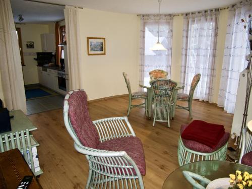 Posezení v ubytování Ferienwohnung Welzel