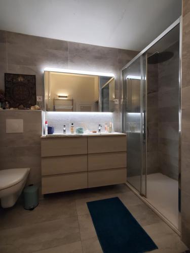 Ένα μπάνιο στο 3 rooms in a beautiful passage of Auxerre