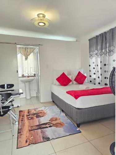 Giường trong phòng chung tại WiseStar Guest House