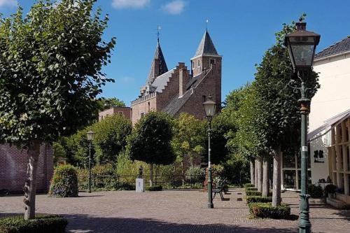 Bygningen som feriehuset ligger i