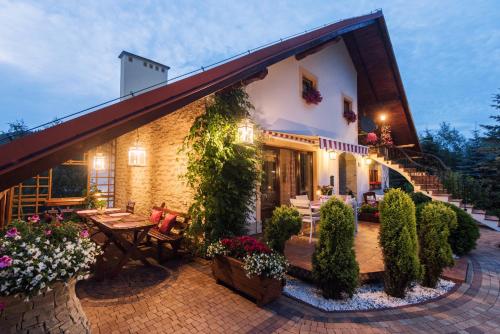 A patio or other outdoor area at Villa Agnes Jacuzzi & Sauna