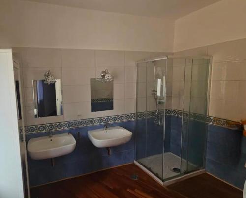 Koupelna v ubytování The Blue terrace