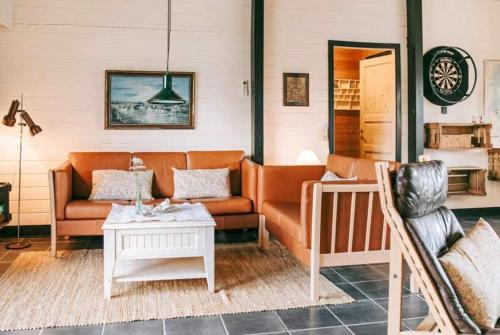 Χώρος καθιστικού στο Summerhouse in strandlyst