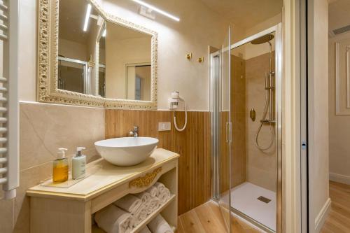 Koupelna v ubytování Relais Empire