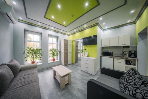 White House Apartman Miskolc, Green Room