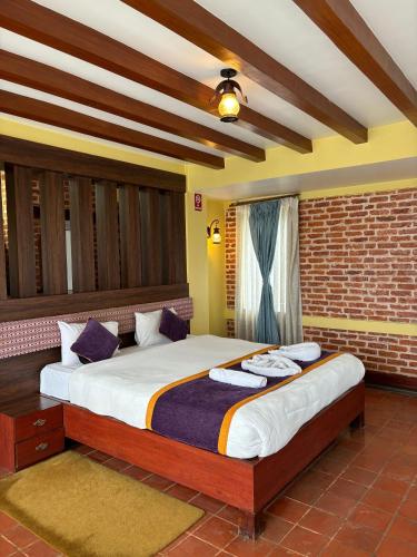 Postel nebo postele na pokoji v ubytování Paradise Villa