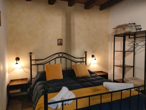 Postel nebo postele na pokoji v ubytování Borgo i Stritti