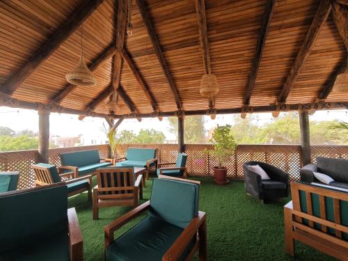 Χώρος καθιστικού στο L'Orangeraie