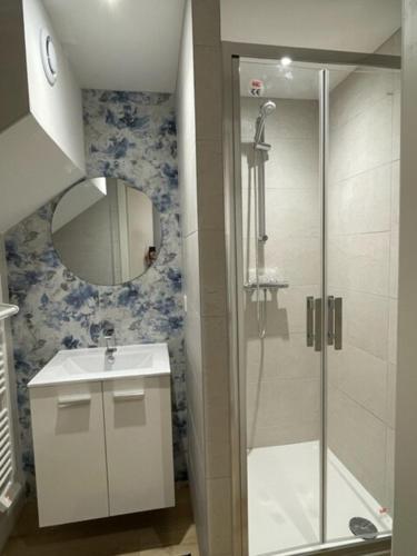 Koupelna v ubytování Metz Metz Centre