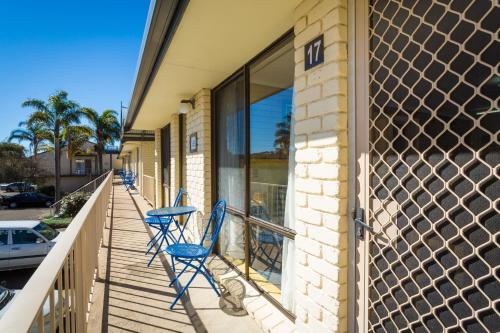 Un balcón o terraza en Aquarius Merimbula