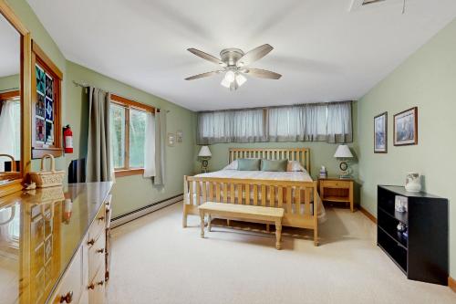 Postel nebo postele na pokoji v ubytování High View