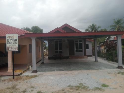 Bygningen som feriehuset ligger i