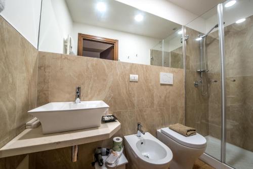 Koupelna v ubytování Suite Assisi