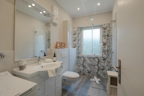 Koupelna v ubytování Thyra