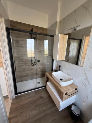 Koupelna v ubytování a&g partenope