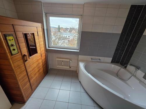 Salle de bains dans l'établissement Cozy city apartment Neuwied