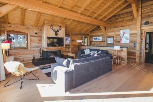 Posezení v ubytování Chalet Nest Lodges
