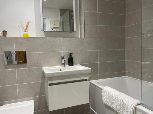 Koupelna v ubytování The Pink House