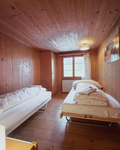 Postel nebo postele na pokoji v ubytování Chalet Brauerei