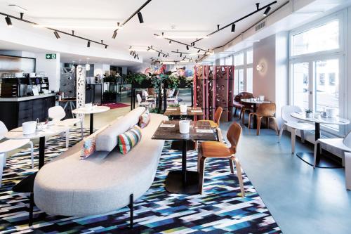 Χώρος καθιστικού στο Sorell Boutique-Hotel City Weissenstein St Gallen