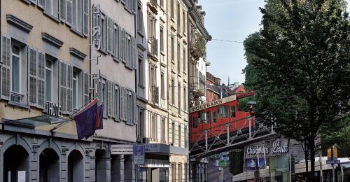 Bygningen som hotellet ligger i