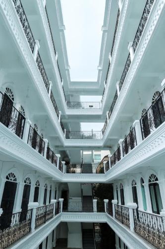 an empty building with a skylight in the ceiling at Chic Boutique Hotel, Patong in Patong Beach