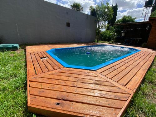 Bazén v ubytování Cabañas "Mainimbu" 2 nebo v jeho okolí