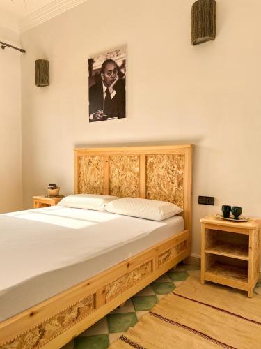 Ένα ή περισσότερα κρεβάτια σε δωμάτιο στο Palais Taroudant