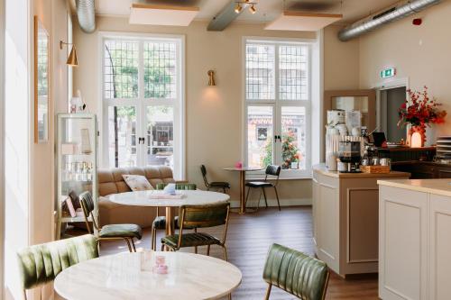 Χώρος καθιστικού στο Hotel het Oude Raadhuis