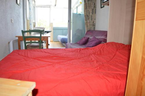 Ένα ή περισσότερα κρεβάτια σε δωμάτιο στο Appt Studio 2 couchages CAP D'AGDE NATURISME