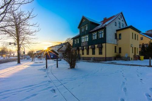 Το CS HARZgeflüster-Das Familienhotel τον χειμώνα