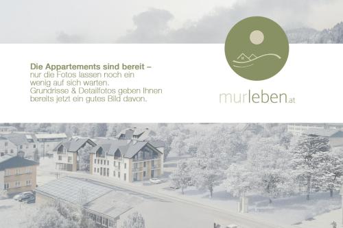 Representação do projeto de revitalização de um bairro residencial. em Murleben Appartements em Stadl an der Mur