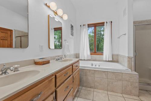 Koupelna v ubytování Peaceful View