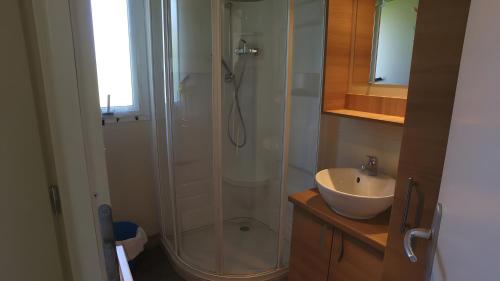 Koupelna v ubytování Samoa