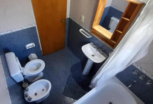 Koupelna v ubytování Las Rosas EH