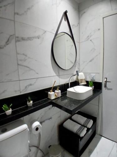 Koupelna v ubytování Flat Bastos Residence