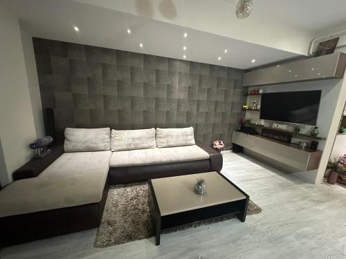 Ένα ή περισσότερα κρεβάτια σε δωμάτιο στο Apartment, 5 minutes from the Christmas market