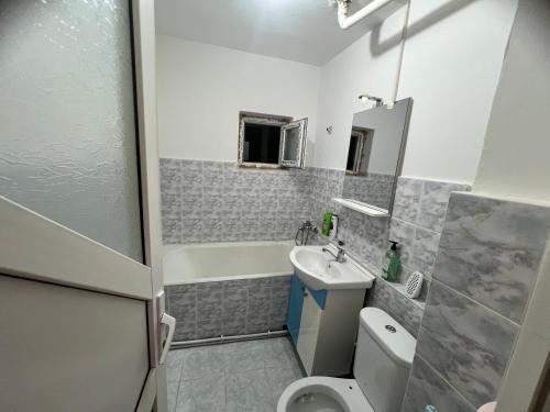 Koupelna v ubytování Alex