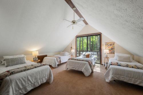 Postel nebo postele na pokoji v ubytování Chalet Malm