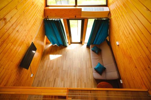 Postel nebo postele na pokoji v ubytování Cabanele Adyana&Raysa