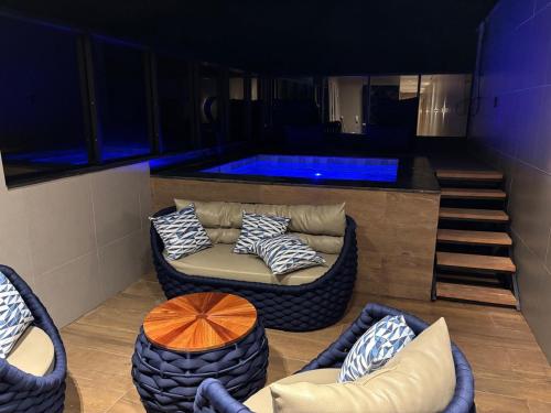 Istumisnurk majutusasutuses V-Home Flat Hotel