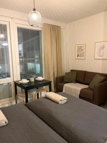 Posezení v ubytování Apartment Tiira