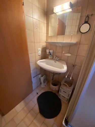 Koupelna v ubytování Ferienwohnung Bergheimat