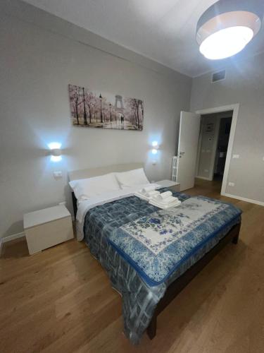 Ένα ή περισσότερα κρεβάτια σε δωμάτιο στο Appartamento Elena