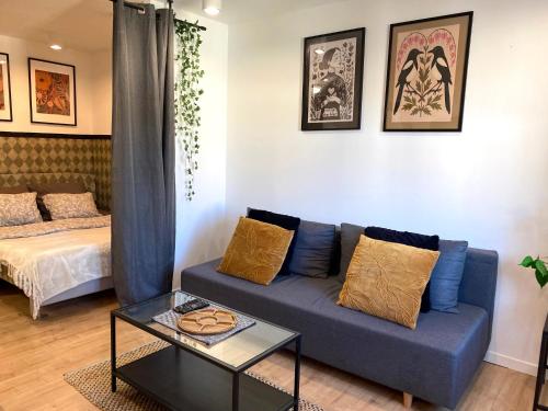 Posezení v ubytování Lemuria Apartament Szkolna centrum