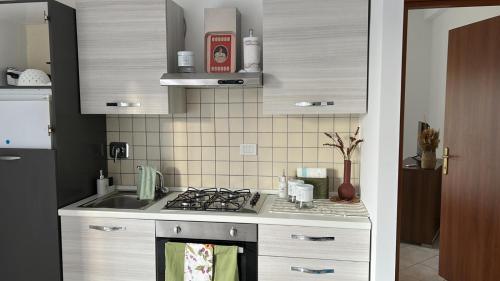 Kuchyň nebo kuchyňský kout v ubytování CozyCorner