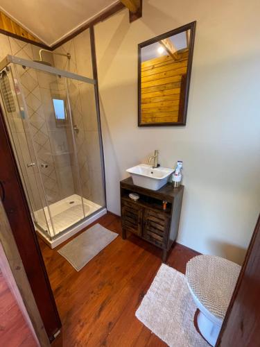 Koupelna v ubytování Heart Of The Cosmos