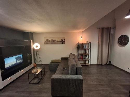 Μια τηλεόραση ή/και κέντρο ψυχαγωγίας στο Appartement Floriloft